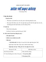 Giáo án Ngữ văn 9 bài 18: Bàn về đọc sách  Chu Quang Tiềm