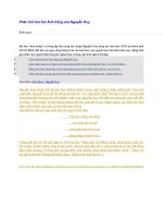 Phân tích bài thơ ánh trăng của nguyễn duy