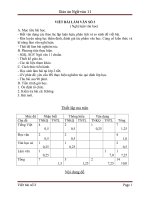 Giáo án Ngữ văn 8 bài 14: Viết bài tập làm văn số 3 Văn thuyết minh