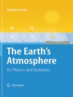 The earths atmosphere, its physics and dynamics   k  saha (springer, 2008) 