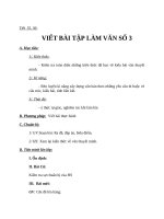 Giáo án Ngữ văn 8 bài 14: Viết bài tập làm văn số 3 Văn thuyết minh