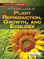 A closer look at plant reproduction, growth, and ecology   m  anderson (britannica, 2012) 