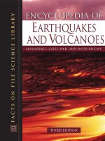 Encyclopedia of earthquakes and volcanoes 3rd ed    a  gates (FOF, 2007) 