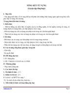 Giáo án Ngữ văn 9 bài 12: Tổng kết từ vựng (Luyện tập tổng hợp)