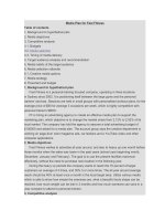 Media Plan for Fast Fitness