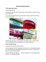 PHÂN TÍCH KHÁCH HÀNG & PRICE (4Ps)