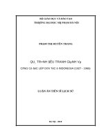 Quá trình đấu tranh giành và củng cố độc lập dân tộc ở indonesia (1927   1965)