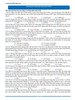 Chuyên đề Luyện thi THPTQG  Bài tập kim loại với dung dịch muối