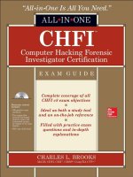 CHFI computer hacking forensic investigator certification all in one exam guide 1st edition