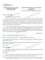 Đề văn và đáp án chi tiết trường THPT chuyên phan ngọc hiển cà mau lần 1