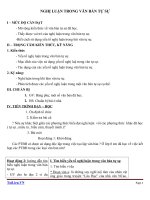 Giáo án Ngữ văn 9 bài 10: Nghị luận trong văn bản tự sự