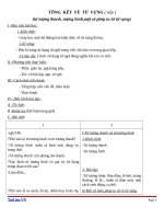 Giáo án Ngữ văn 9 bài 11: Tổng kết về từ vựng (TT)