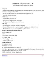 Giáo án Ngữ văn 9 bài 12: Luyện tập viết đoạn văn tự sự có sử dụng yếu tố nghị luận