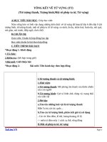 Giáo án Ngữ văn 9 bài 11: Tổng kết về từ vựng (TT)