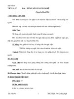 Giáo án Ngữ văn 9 bài 19: Tiếng nói của văn nghệ