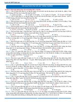 Chuyên đề Luyện thi THPTQG  Bài tập kim loại với dung dịch axit thông thường