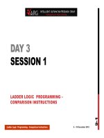 09 programming comparison instructions Training PLC Allen Bradley