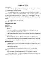 Giáo án dạy học theo hướng phát triển năng lực: Chủ đề Anken