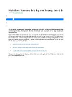 Kích thích ham muốn bằng mùi hương tinh dầu