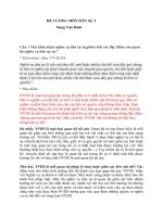 Đề cương ôn thi môn luật dân sự 2 có đáp án