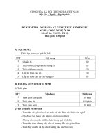 50 ĐỀ KIỂM TRA, ĐÁNH GIÁ KỸ NĂNG THỰC HÀNH NGHỀ NGHỀ: CÔNG NGHỆ Ô TÔ GIÁO VIÊN 2019