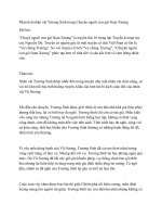 Phân tích nhân vật trương sinh trong chuyện người con gái nam xương 