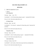 BÀI THU HOẠCH DIỄN án HÌNH sự HS 06