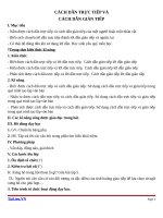 Giáo án Ngữ văn 9 bài 4: Cách dẫn trực tiếp và cách dẫn gián tiếp