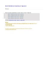 Đề số 10 đề kiểm tra 15 phút học kì 1 ngữ văn 9