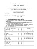 50 ĐỀ KIỂM TRA, ĐÁNH GIÁ KỸ NĂNG THỰC HÀNH NGHỀ NGHỀ: KỸ THUẬT CHẾ BIẾN MÓN ĂN GIÁO VIÊN 2019