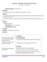Giáo án Ngữ văn 9 bài 27: Luyện nói nghị luận về một đoạn thơ bài thơ
