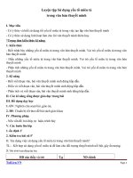 Giáo án Ngữ văn 9 bài 2: Luyện tập Sử dụng yếu tố mô tả trong văn bản thuyết minh