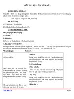 Giáo án Ngữ văn 9 bài 14: Viết bài tập làm văn số 3  Văn tự sự