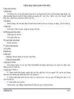 Giáo án Ngữ văn 9 bài 3: Viết bài làm văn số 1  Văn thuyết minh