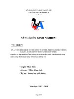 Nghiên cứu thực nghiệm về ảnh hưởng của các hoạt động trước khi viết tới việc tăng cường hứng thú trong kỹ năng viết cho học sinh lớp 11 