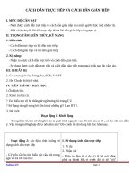 Giáo án Ngữ văn 9 bài 4: Cách dẫn trực tiếp và cách dẫn gián tiếp