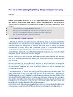 Phân tích các nhân vật trong tác phẩm lặng lẽ sapa của nguyễn thành long