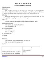 Giáo án Ngữ văn 9 bài 7: Kiều ở Lầu Ngưng Bích (trích Truyện Kiều)