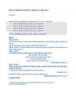 Đề số 11 đề kiểm tra 45 phút 1 tiết học kì 1 ngữ văn 9