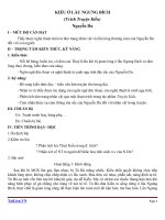 Giáo án Ngữ văn 9 bài 7: Kiều ở Lầu Ngưng Bích (trích Truyện Kiều)