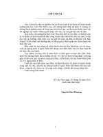 Luận văn tốt nghiệp: Phân tích hiệu quả tài chính của chăn nuôi vịt lấy thịt tại quận Thốt Nốt, thành phố Cần Thơ
