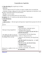 Giáo án Ngữ văn 9 bài 6: Truyện Kiều của Nguyễn Du