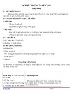 Giáo án Ngữ văn 9 bài 5: Sự phát triển của từ vựng (tiếp theo)