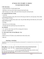 Giáo án Ngữ văn 9 bài 2: Sử dụng yếu tố mô tả trong văn bản thuyết minh