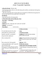 Giáo án Ngữ văn 9 bài 7: Kiều ở Lầu Ngưng Bích (trích Truyện Kiều)