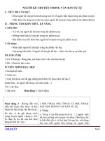 Giáo án Ngữ văn 9 bài 14: Người kể chuyện trong văn bản tự sự
