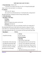 Giáo án Ngữ văn 9 bài 3: Viết bài làm văn số 1  Văn thuyết minh