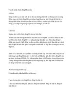 Thuyết minh chiếc đồng hồ đeo tay 