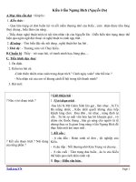 Giáo án Ngữ văn 9 bài 7: Kiều ở Lầu Ngưng Bích (trích Truyện Kiều)