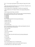 ĐỀ THI VÀO 10 MÔN LỊCH SỬ